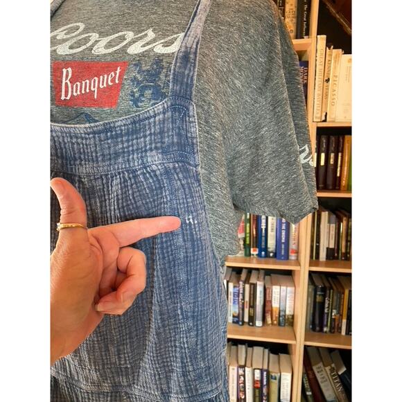 Free People Overalls Waffle Knit - Picture 3 of 11